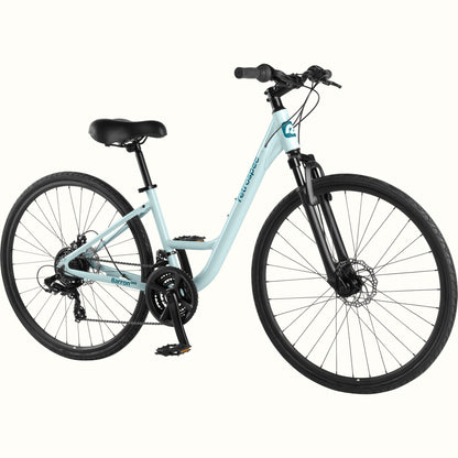 Barron Plus Comfort Hybrid Bike - 21 Speed - Step Through | Retrospec