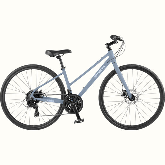 Atlas Fitness Hybrid Bike - Step Through 21 Speed | Retrospec