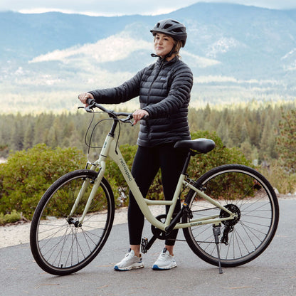 Barron Comfort Hybrid Bike - Step Through 7 Speed | Retrospec