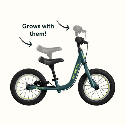 Cub Plus 12" Kids Balance Bike (18 mos-4 yrs) | Retrospec