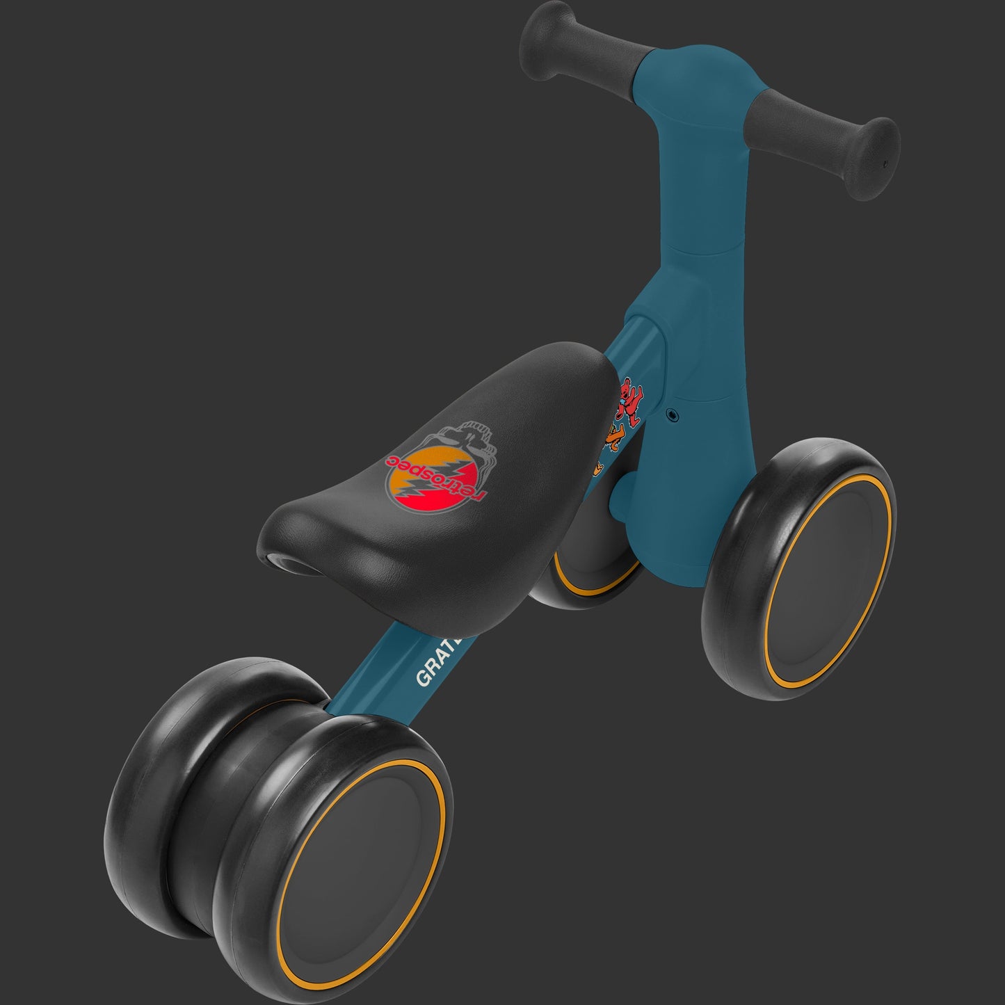 Grateful Dead Cricket 2 Baby Walker Balance Bike (12-24 mos) | Retrospec