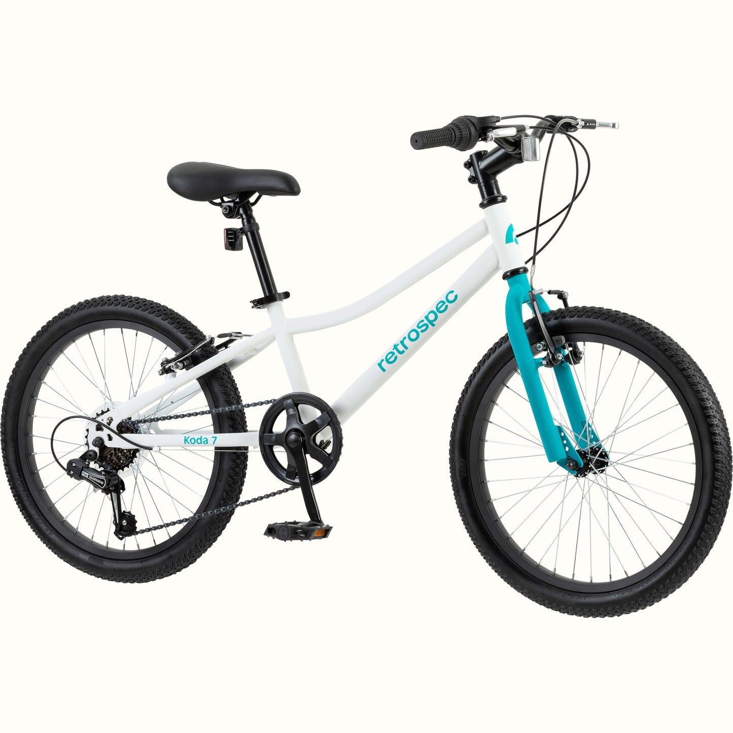 White and Teal