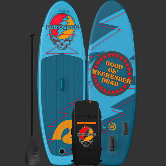 Grateful Dead Weekender Nano Kids Inflatable Stand Up Paddle Board 8’ | Retrospec
