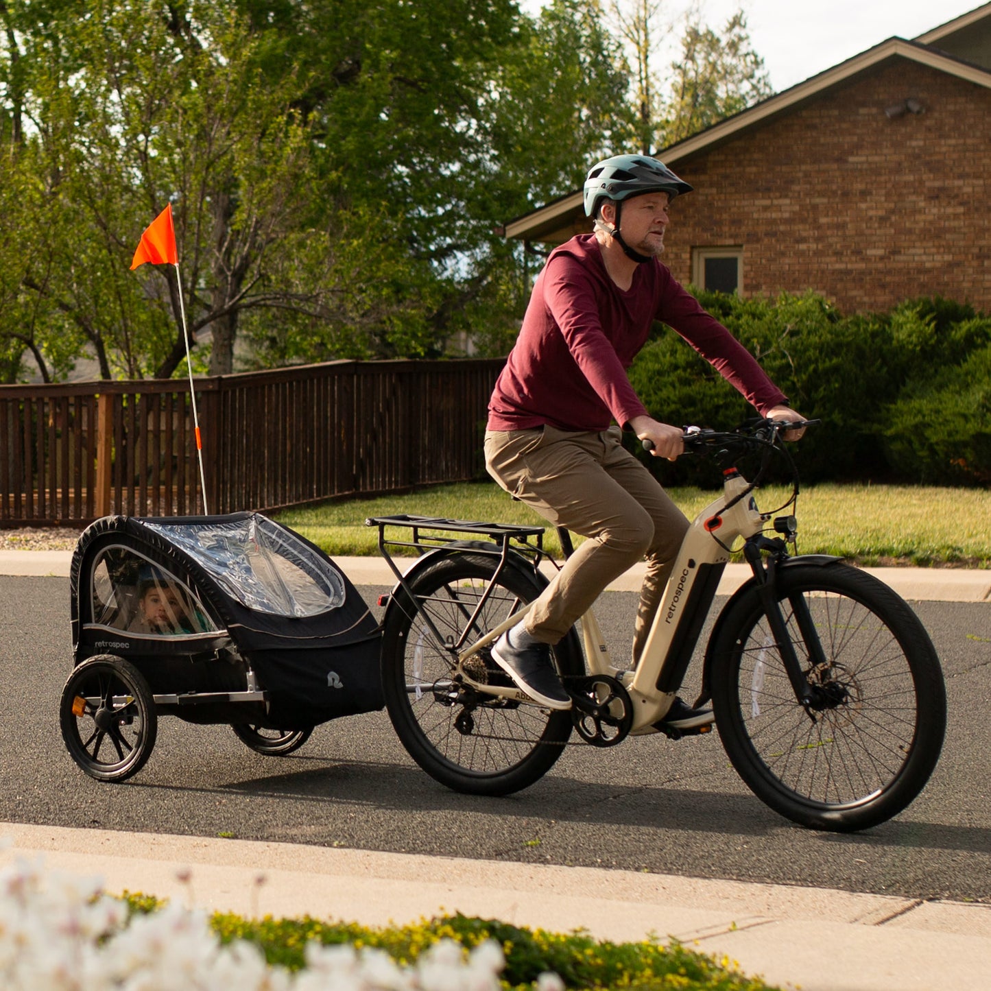 Rover Kids Bike Trailer - Single/Double | Retrospec