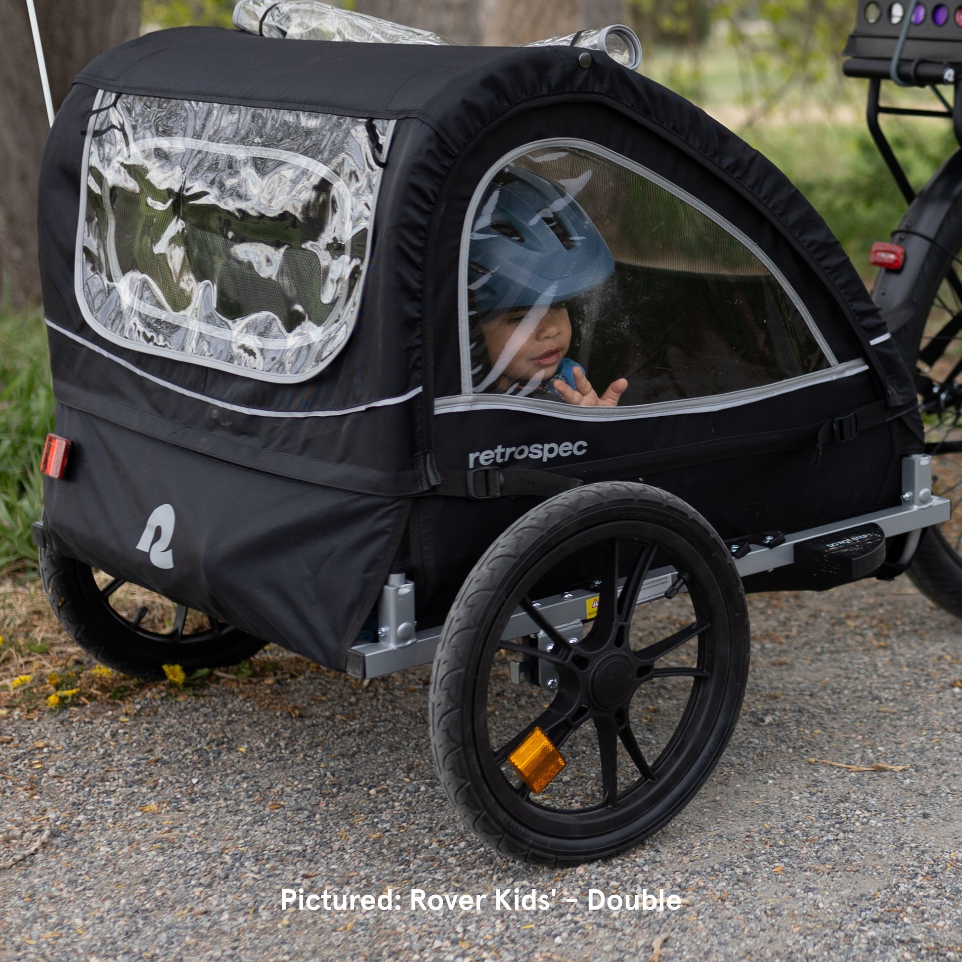 Rover Kids Bike Trailer - Single/Double | Retrospec