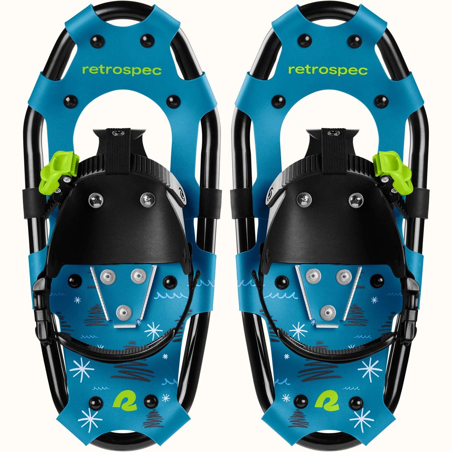 Drifter Kids Snowshoe Bundle With Trekking Poles | Retrospec