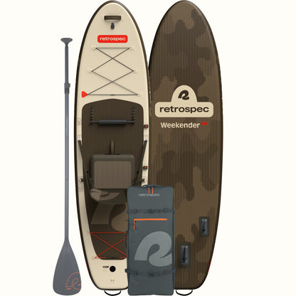 Weekender Plus Inflatable Stand Up Paddle Board Kayak Hybrid 10'6" | Retrospec