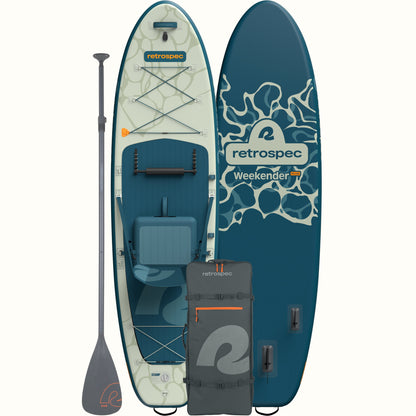 Weekender Plus Inflatable Stand Up Paddle Board Kayak Hybrid 10'6" | Retrospec