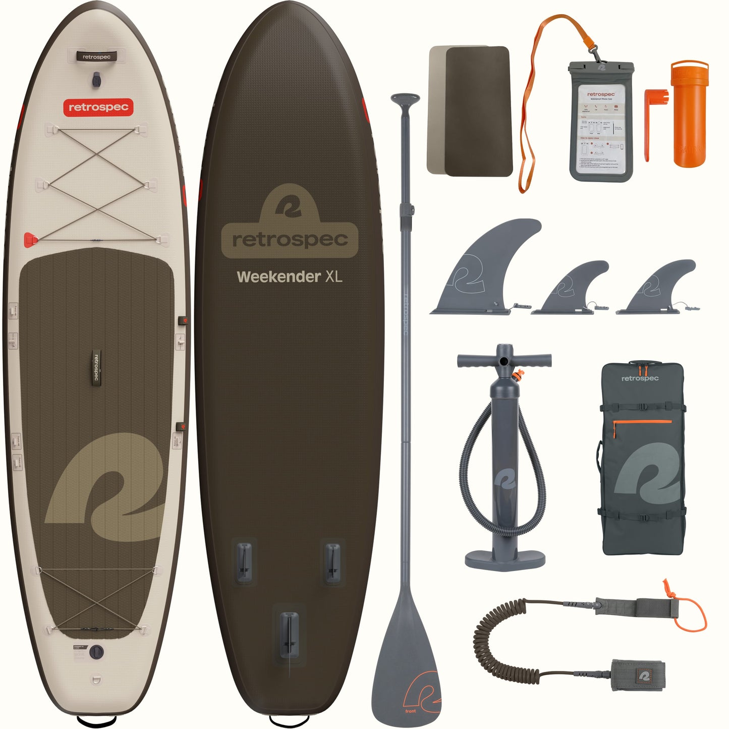 Weekender XL Inflatable Stand Up Paddle Board 11’ | Retrospec