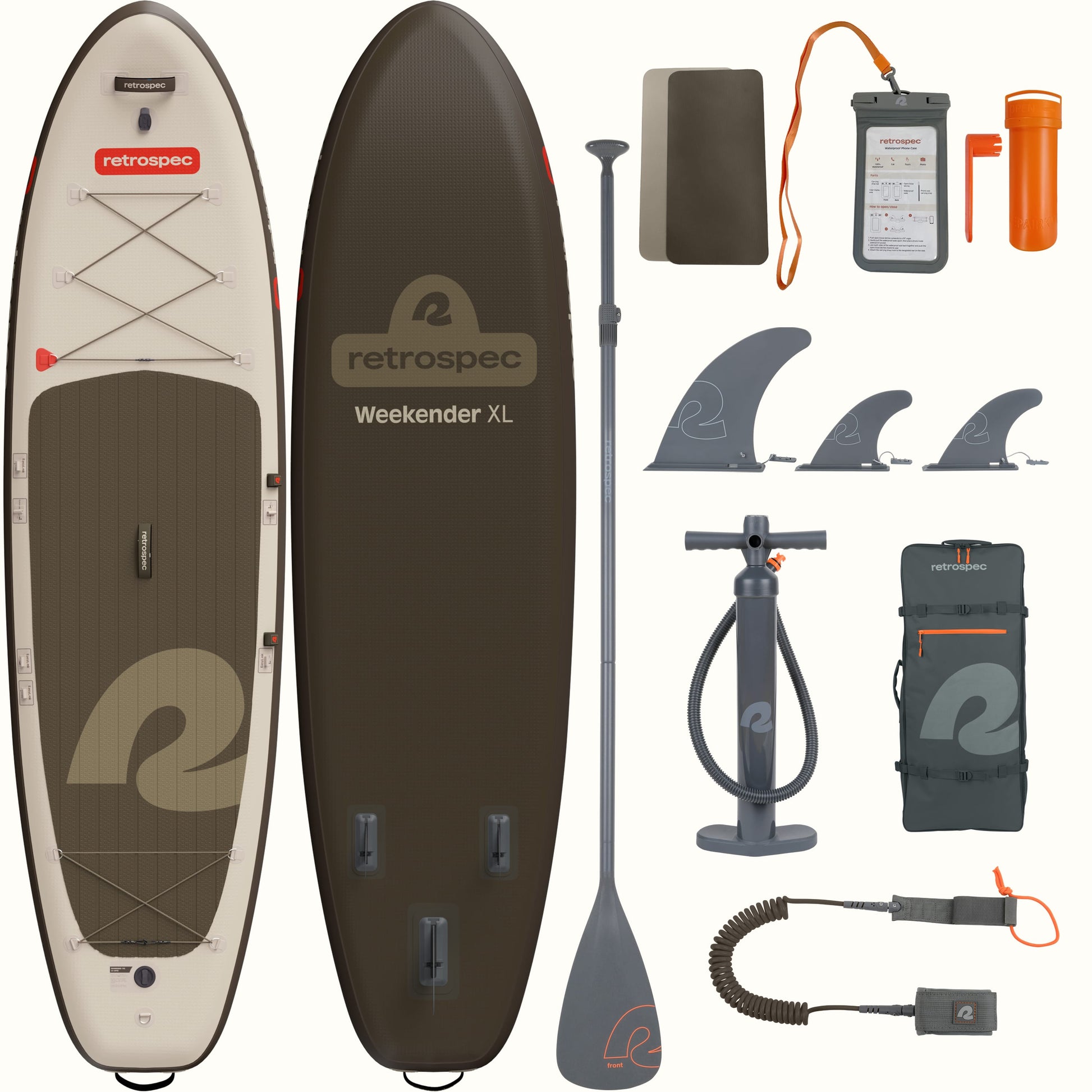 Weekender XL Inflatable Stand Up Paddle Board 11’ | Retrospec