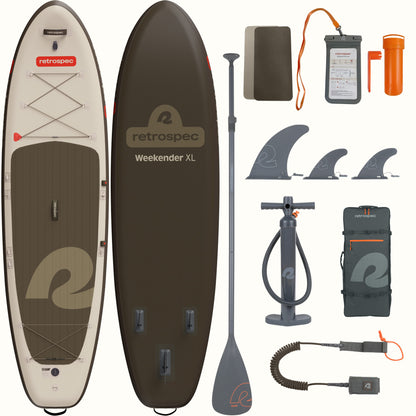 Weekender XL Inflatable Stand Up Paddle Board 11’ | Retrospec