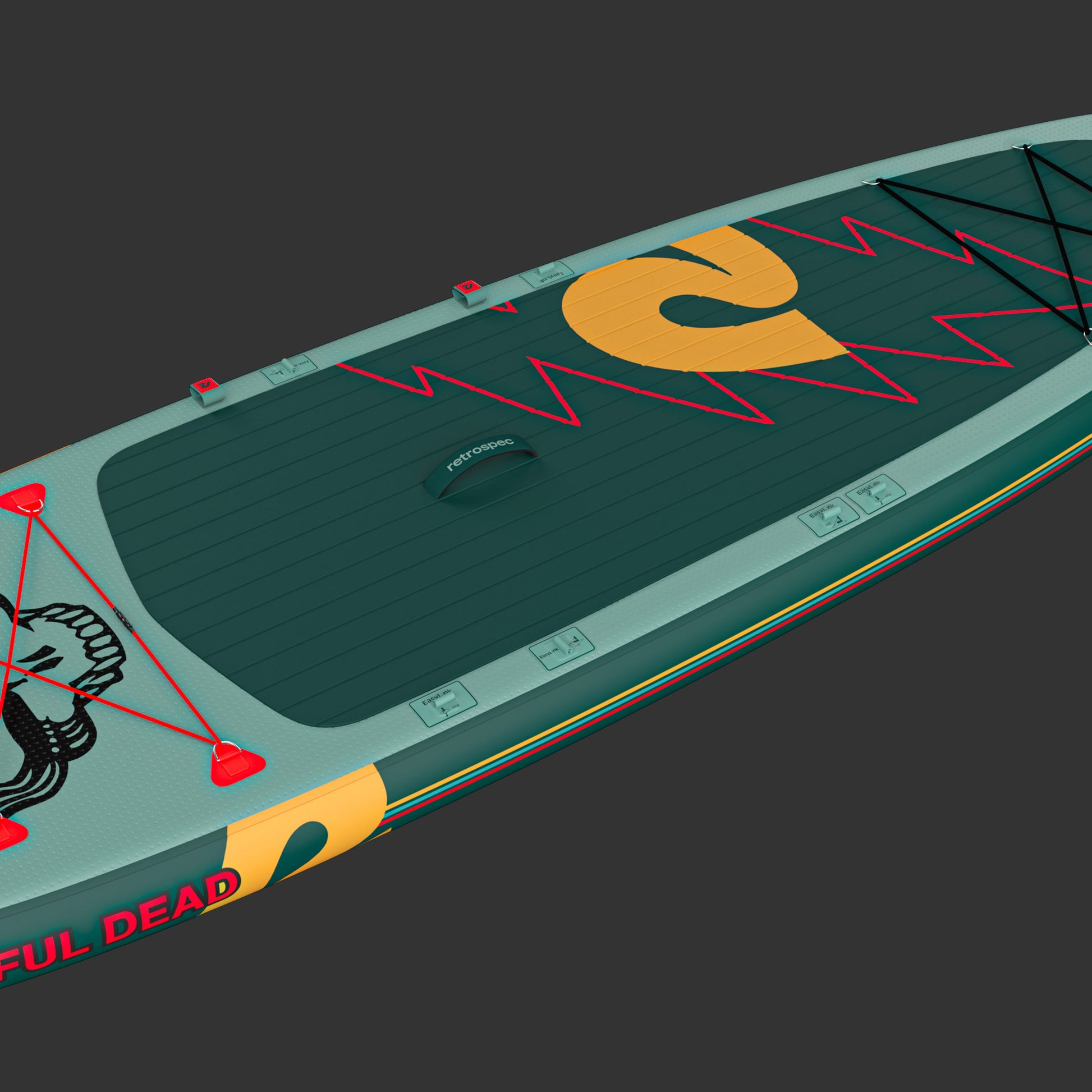 Grateful Dead Weekender Plus Inflatable Stand Up Paddle Board Kayak Hybrid 10'6" | Retrospec
