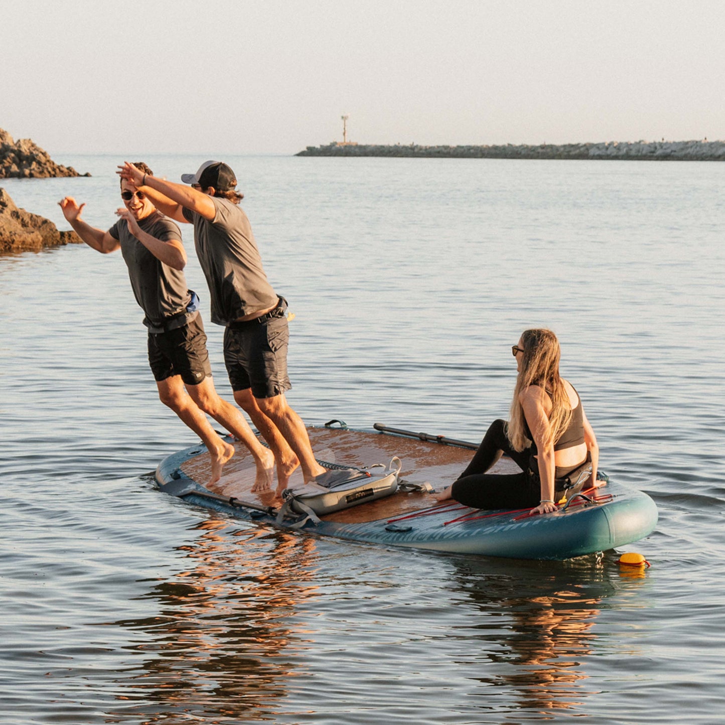 Weekender Crew XL Multi-Person Inflatable Stand Up Paddle Board 15’ | Retrospec