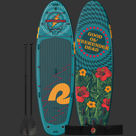Grateful Dead Weekender Crew Multi-Person Inflatable Stand Up Paddle Board 12’ | Retrospec
