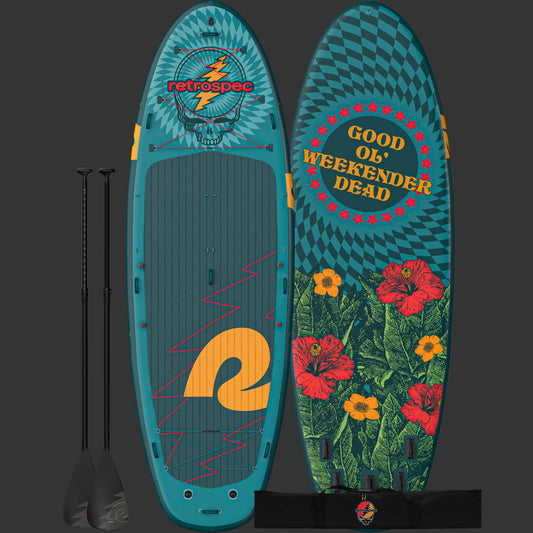 Grateful Dead Weekender Crew XL Multi-Person Inflatable Stand Up Paddle Board 15’ | Retrospec