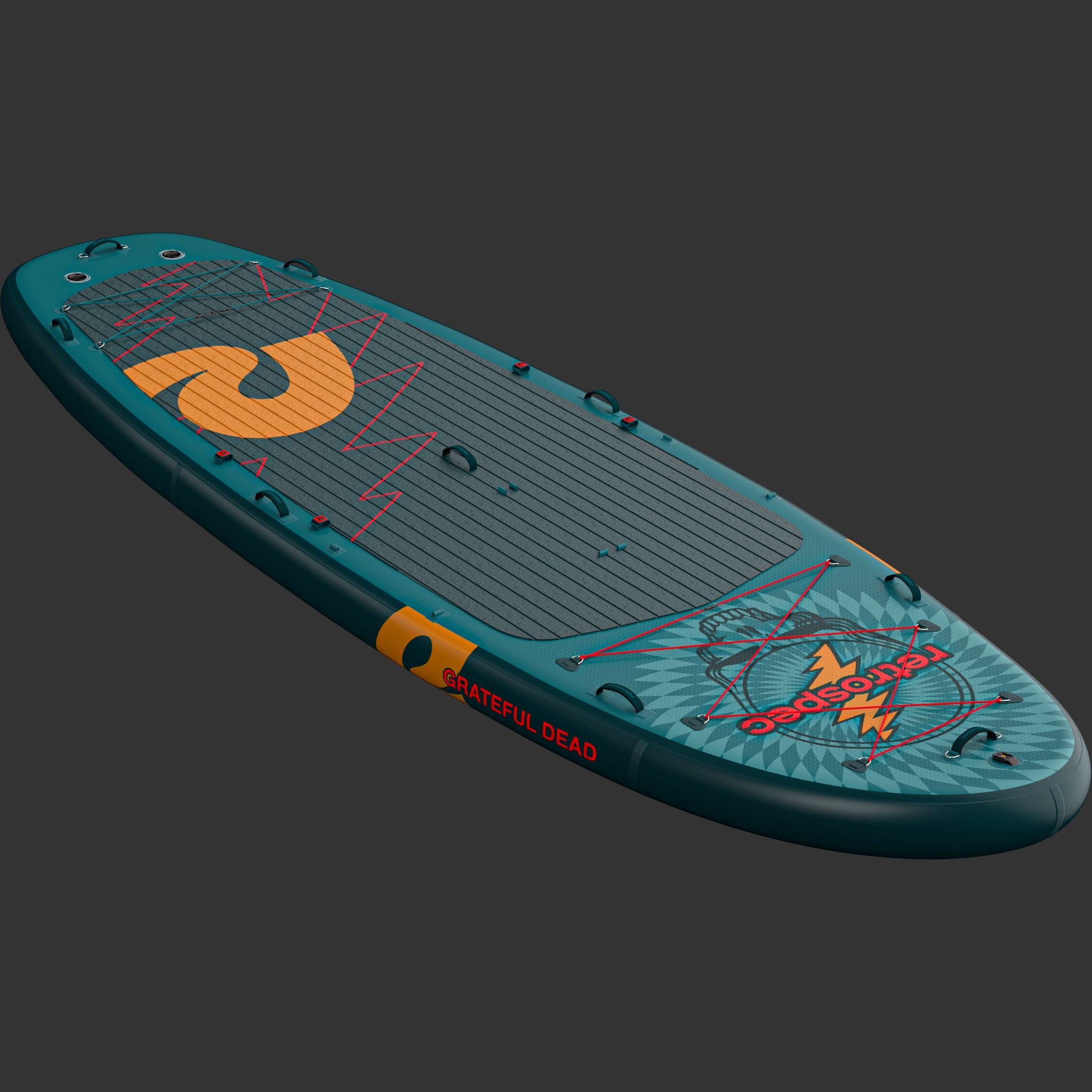 Grateful Dead Weekender Crew XL Multi-Person Inflatable Stand Up Paddle Board 15’ | Retrospec