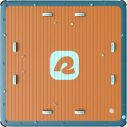 Siesta Dock Inflatable Platform 7' | Retrospec