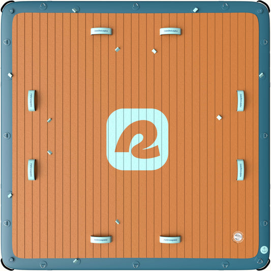 Siesta Dock Inflatable Platform 7' | Retrospec