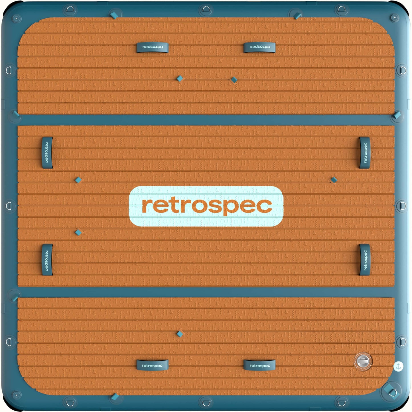 Siesta Dock Inflatable Platform 7' | Retrospec