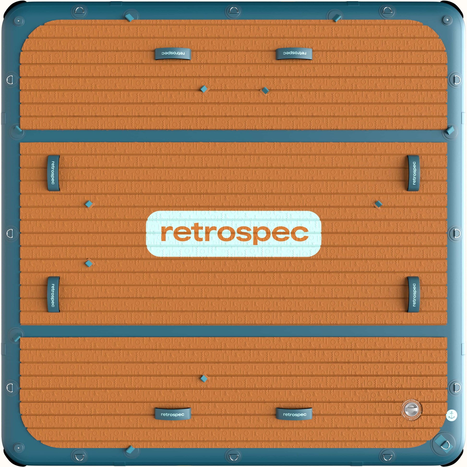 Siesta Dock Inflatable Platform 7' | Retrospec
