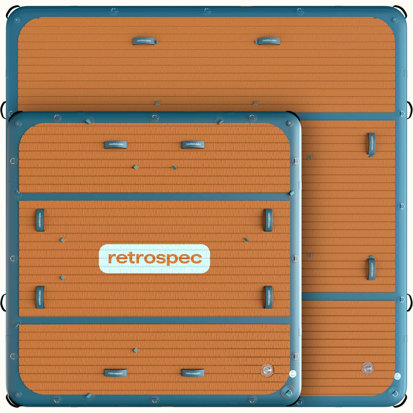 Siesta Dock Inflatable Platform 7' | Retrospec