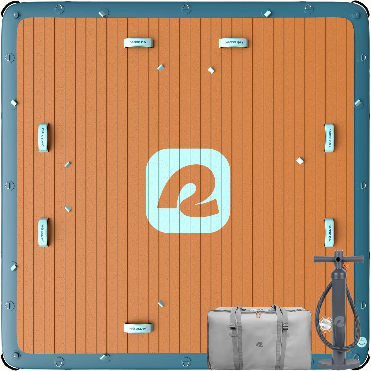 Siesta Dock Inflatable Platform 7' | Retrospec