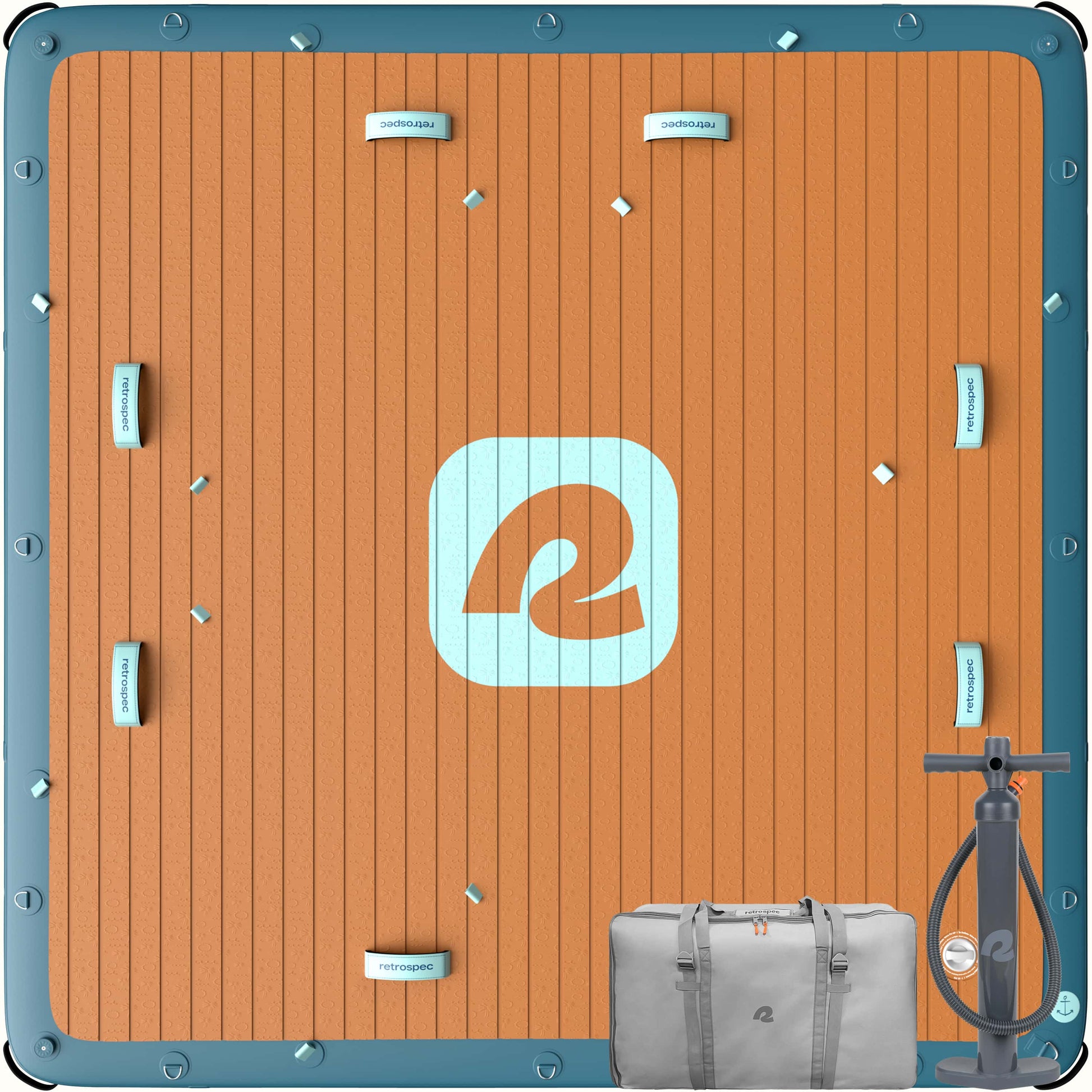 Siesta Dock Inflatable Platform 7' | Retrospec