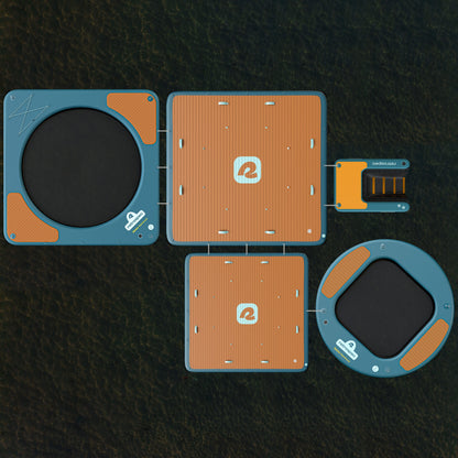 Siesta Dock Inflatable Platform 7' | Retrospec