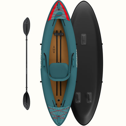 Coaster Inflatable Kayak - Single | Retrospec