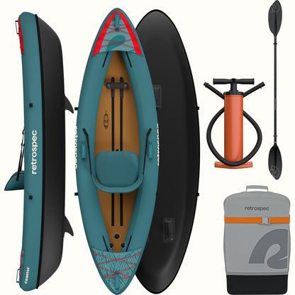 Coaster Inflatable Kayak - Single | Retrospec