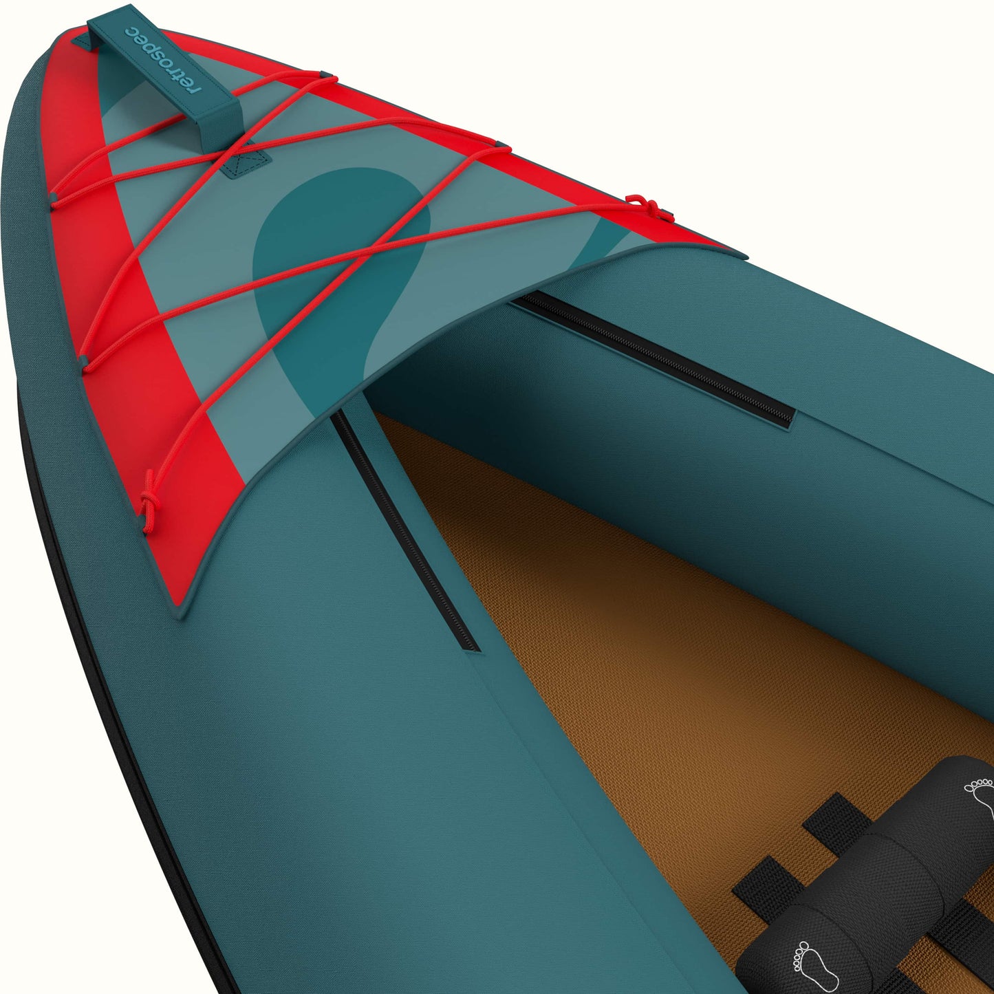 Coaster Inflatable Kayak - Single | Retrospec