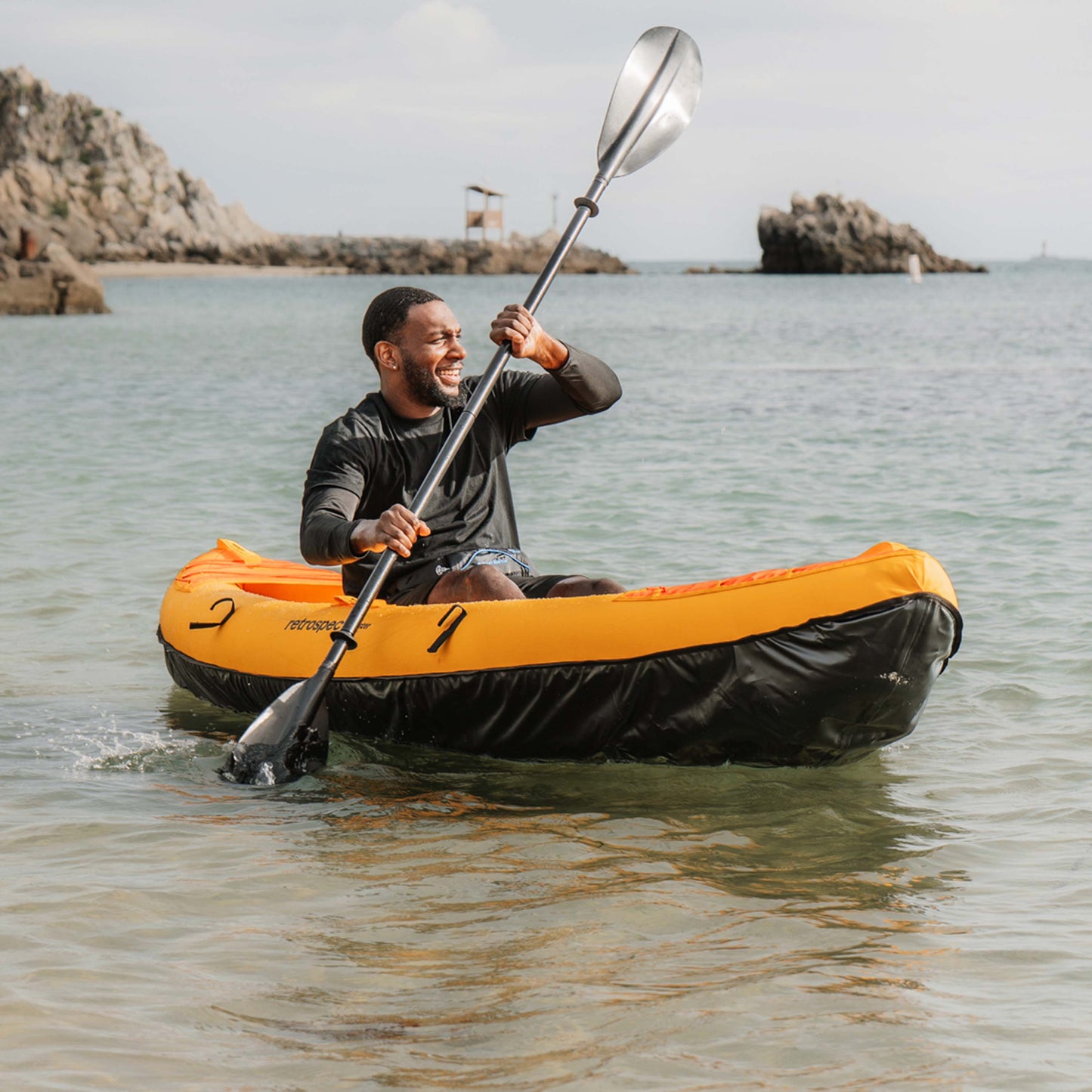 Coaster Inflatable Kayak - Single | Retrospec