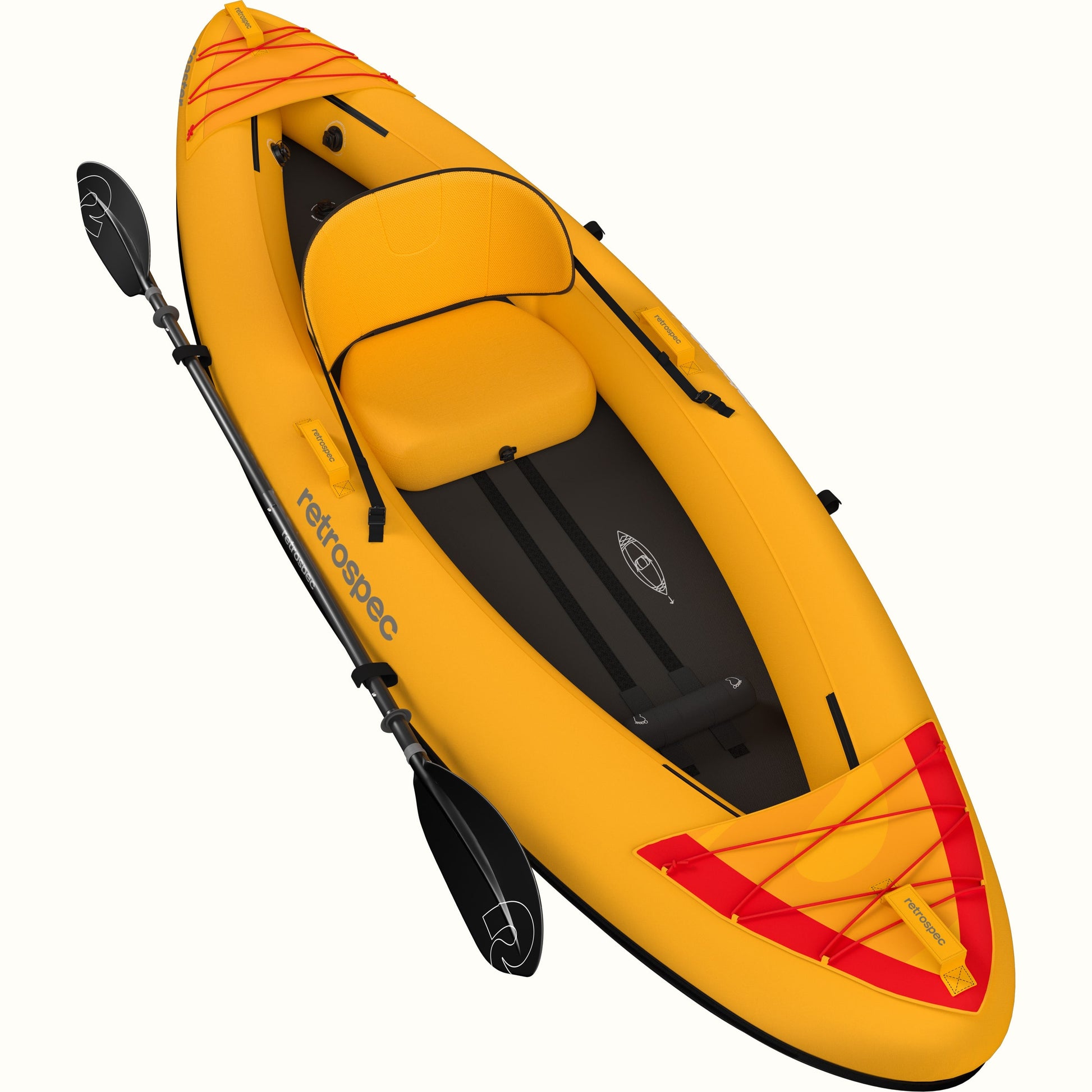 Coaster Inflatable Kayak - Single | Retrospec
