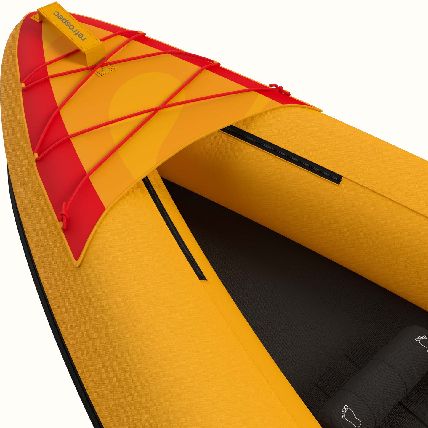Coaster Inflatable Kayak - Single | Retrospec