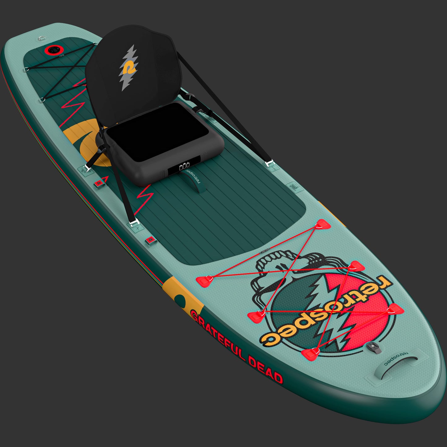 Grateful Dead AerComfort Inflatable Kayak Seat | Retrospec