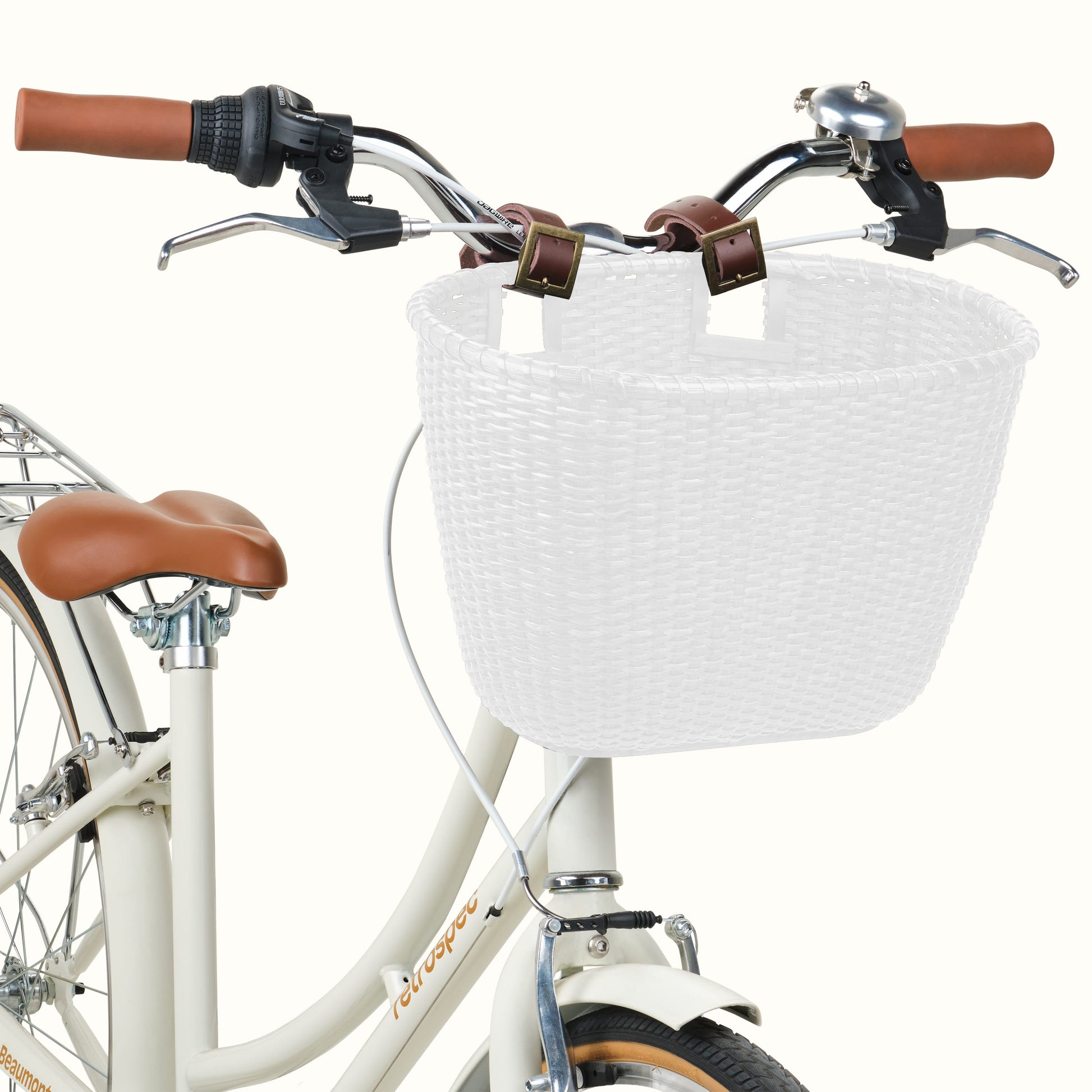 Dreamcatcher Handwoven Cane Bike Basket | Retrospec