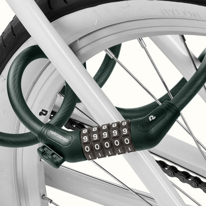 Grizzly Plus Integrated Combo Cable Bike Lock - 12mm | Retrospec