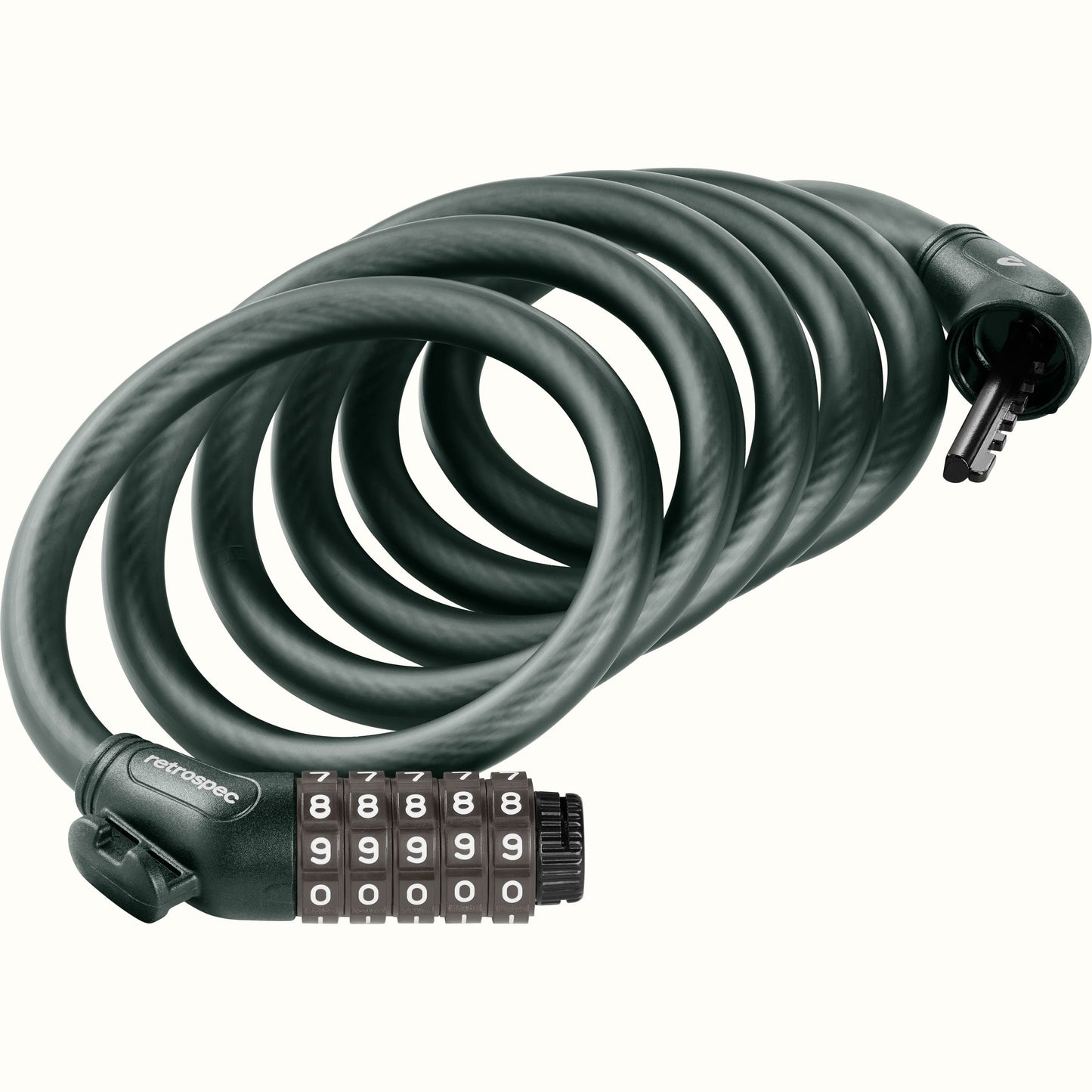 Grizzly Plus Integrated Combo Cable Bike Lock - 12mm | Retrospec