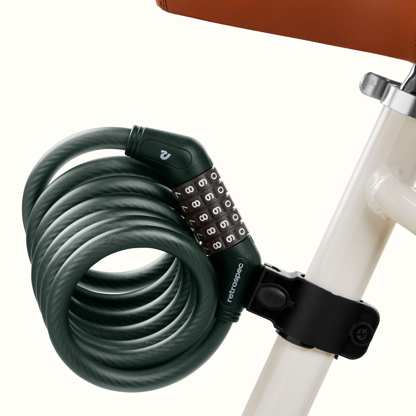 Grizzly Plus Integrated Combo Cable Bike Lock - 12mm | Retrospec