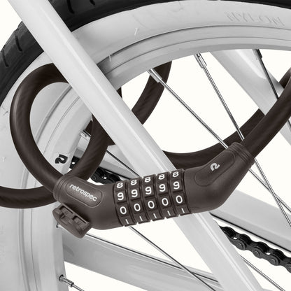 Grizzly Plus Integrated Combo Cable Bike Lock - 12mm | Retrospec