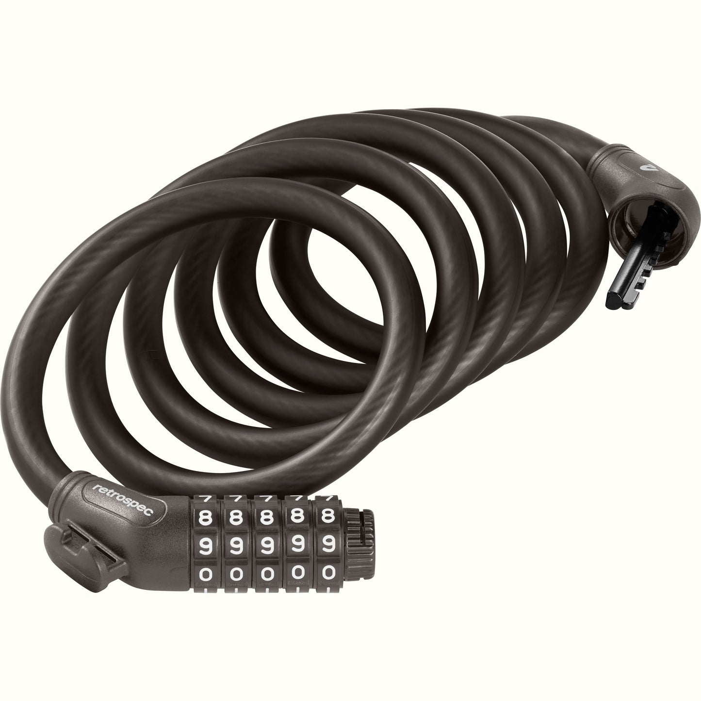 Grizzly Plus Integrated Combo Cable Bike Lock - 12mm | Retrospec