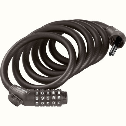Grizzly Plus Integrated Combo Cable Bike Lock - 12mm | Retrospec