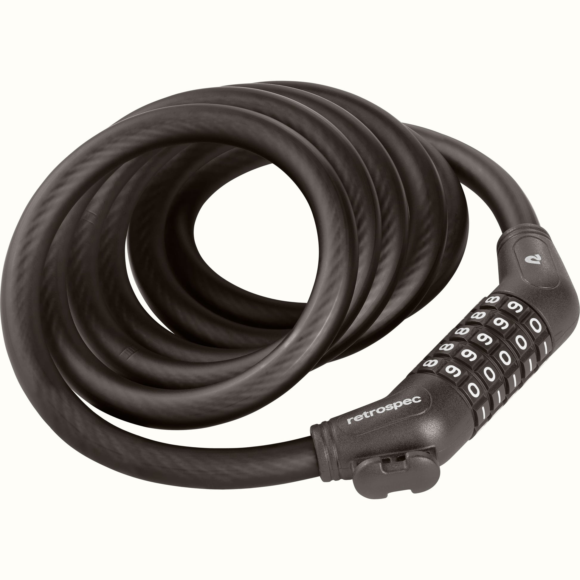 Grizzly Plus Integrated Combo Cable Bike Lock - 12mm | Retrospec