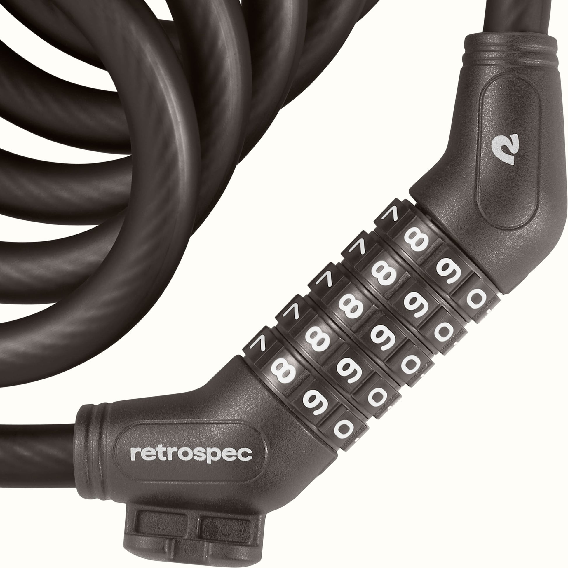 Grizzly Plus Integrated Combo Cable Bike Lock - 12mm | Retrospec