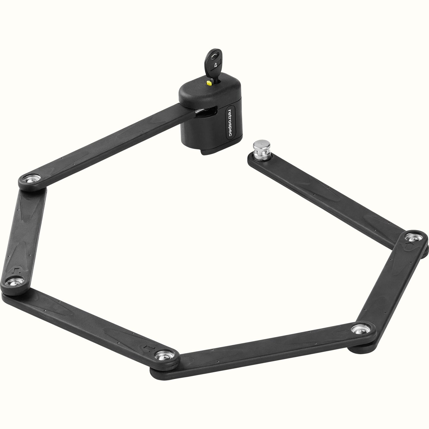 Fortitude Folding Bike Lock With Carrier - 5mm | Retrospec