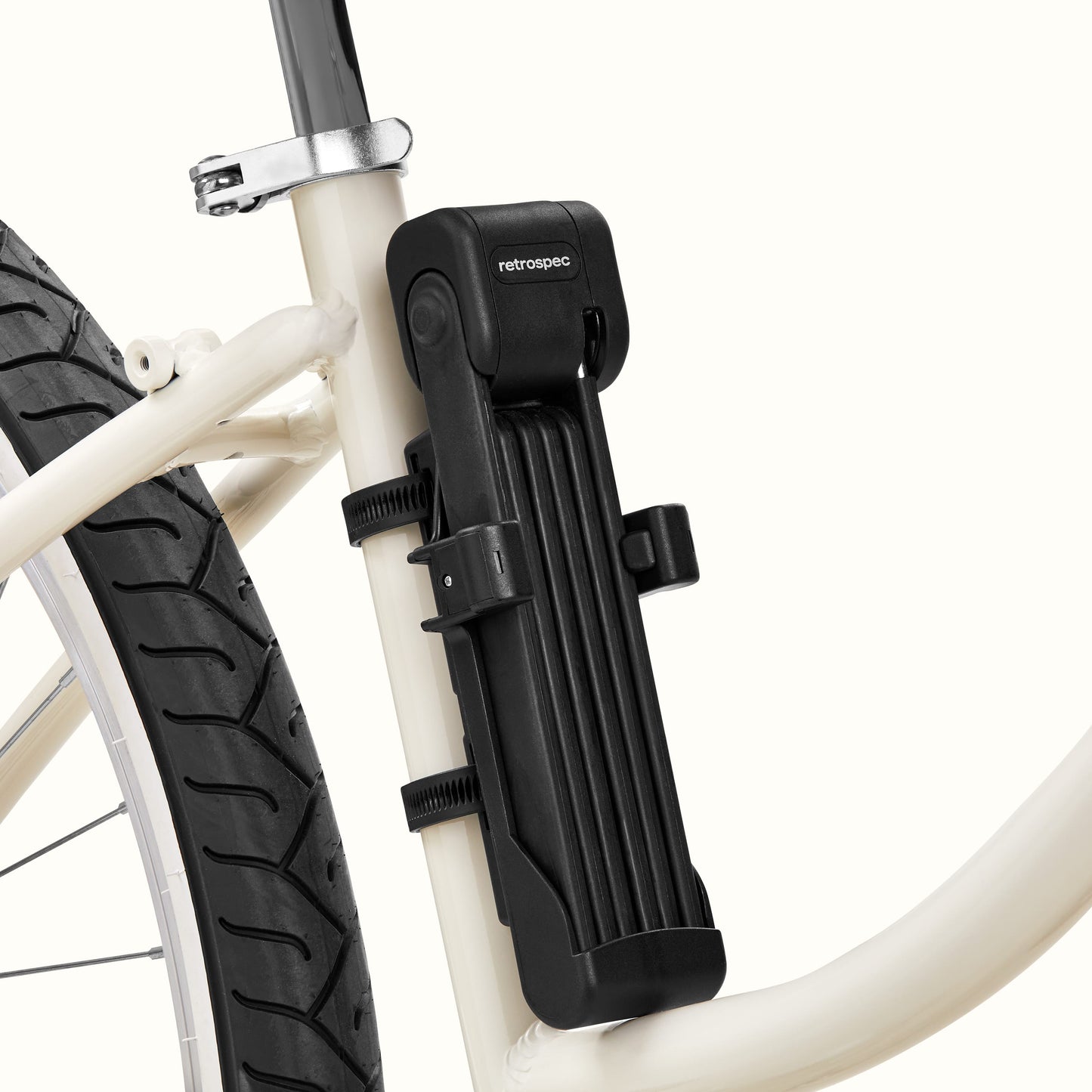 Fortitude Folding Bike Lock With Carrier - 5mm | Retrospec
