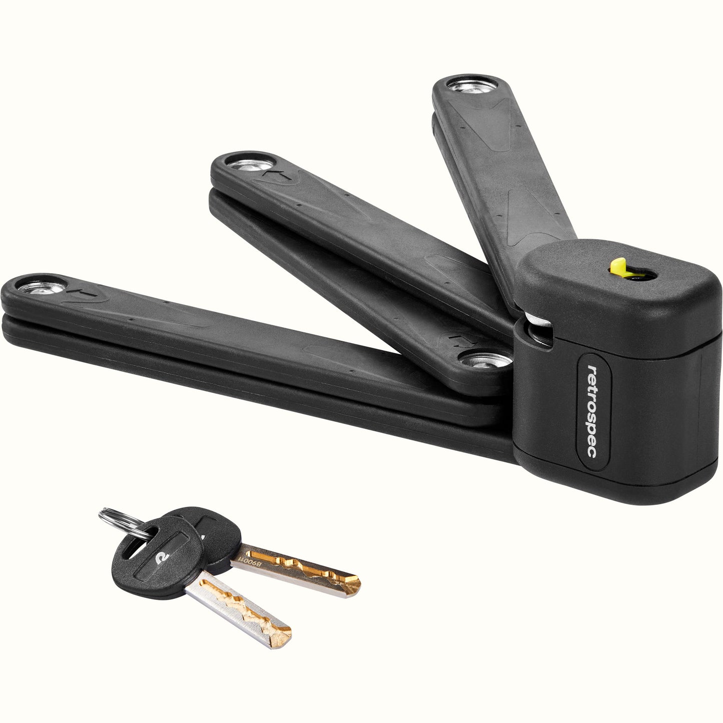Fortitude Folding Bike Lock With Carrier - 5mm | Retrospec