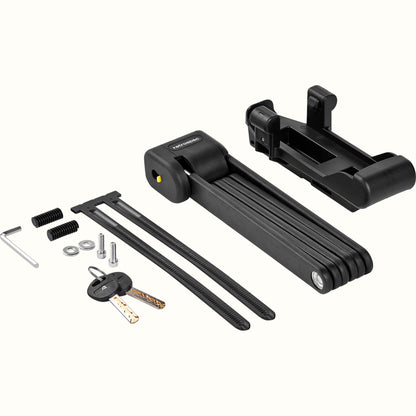 Fortitude Folding Bike Lock With Carrier - 5mm | Retrospec