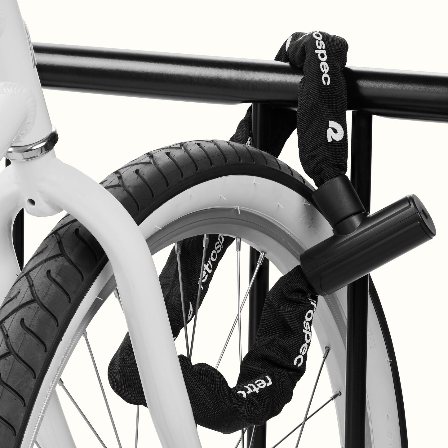 Hero Plus Integrated Chain Bike Lock - 10mm | Retrospec