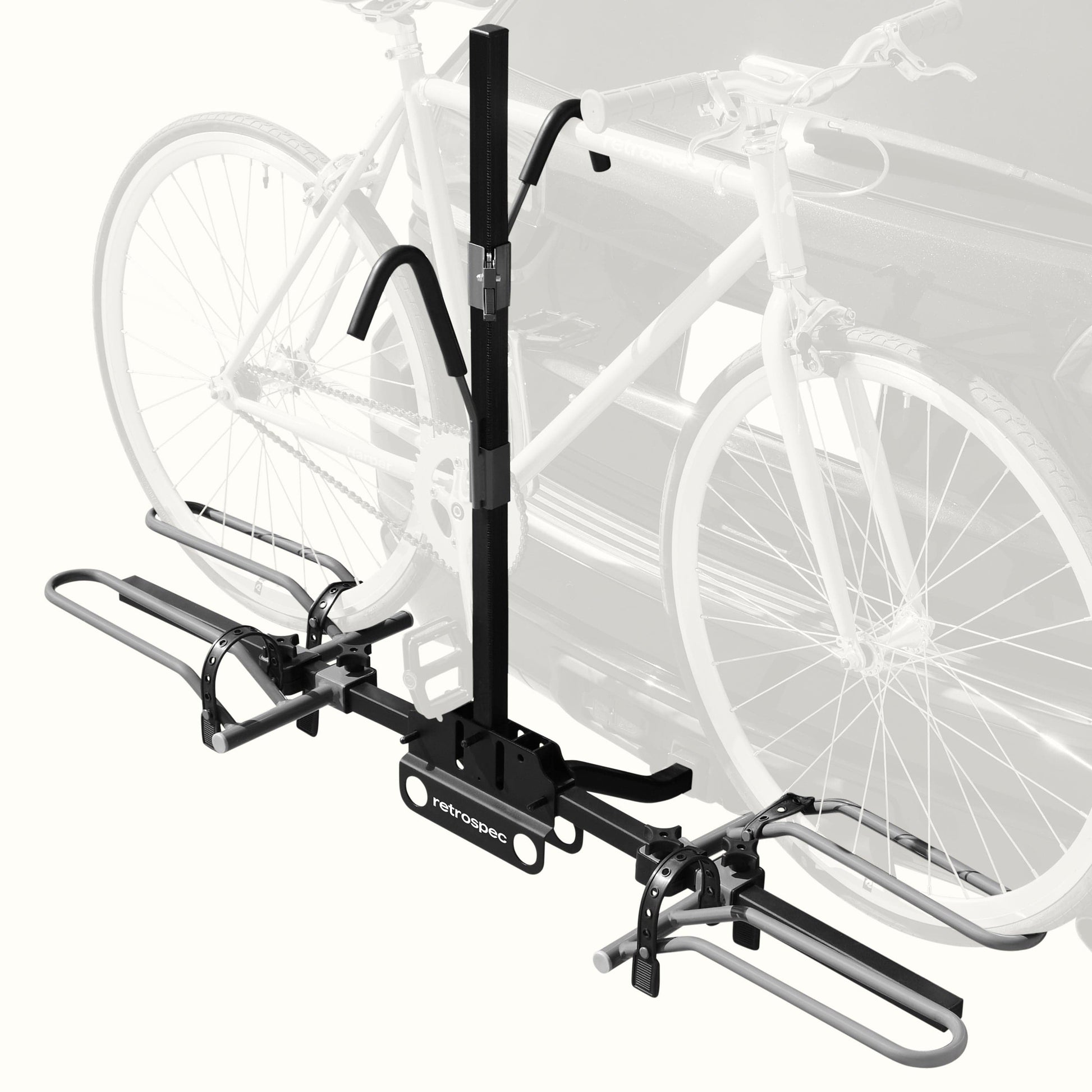 Lenox Tray Hitch Mount Car Bike Rack (2 Bikes) | Retrospec